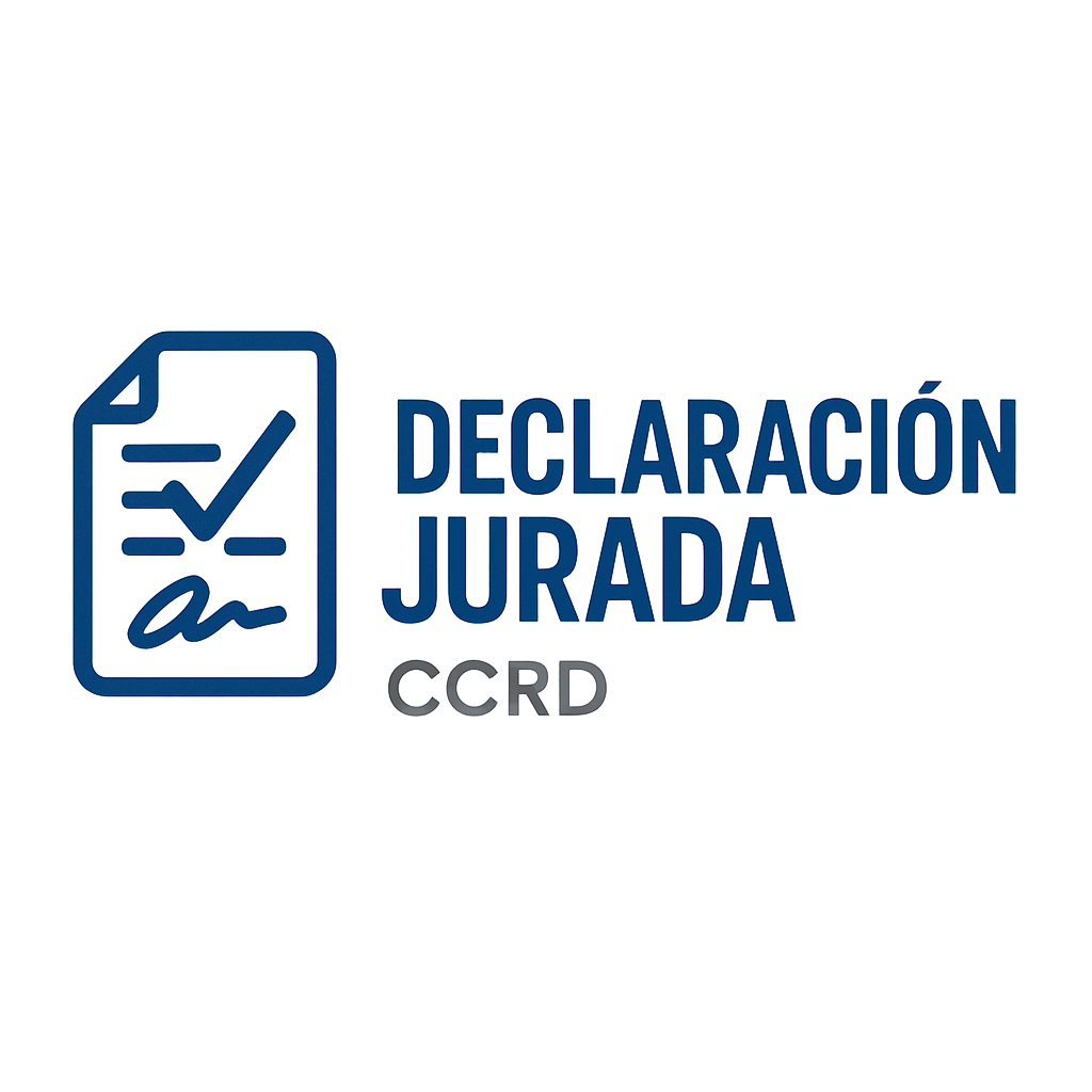 Declaración Jurada.